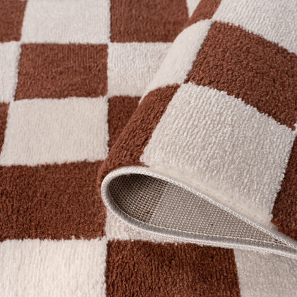 Loft Checkerboard Terra Rug