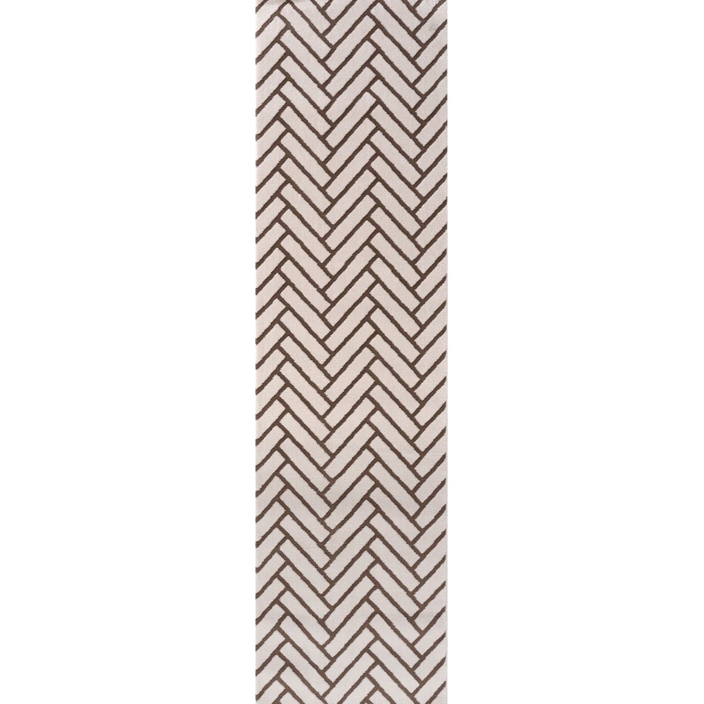 Loft Chevron Brown Rug