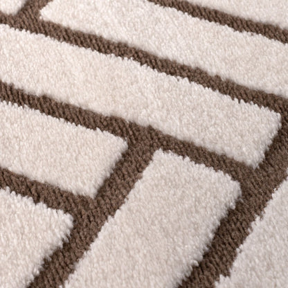 Loft Chevron Brown Rug