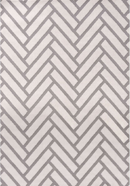 Loft Chevron Grey Rug