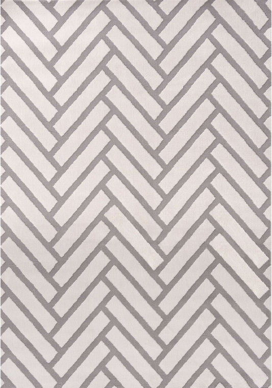 Loft Chevron Grey Rug