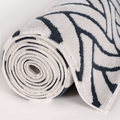 Loft Chevron Blue Rug