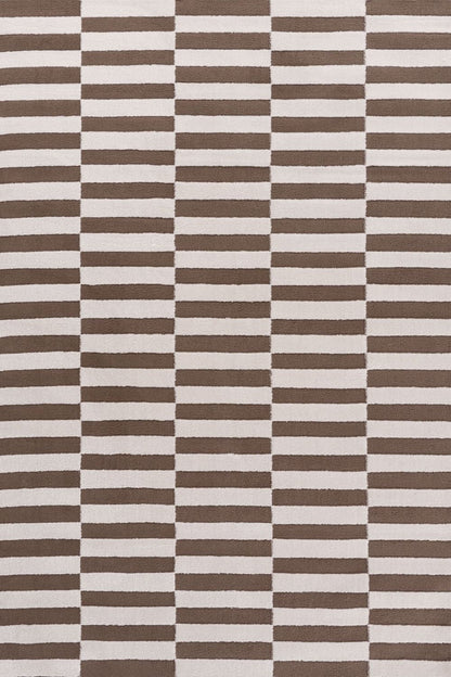 Loft Striped Brown Rug