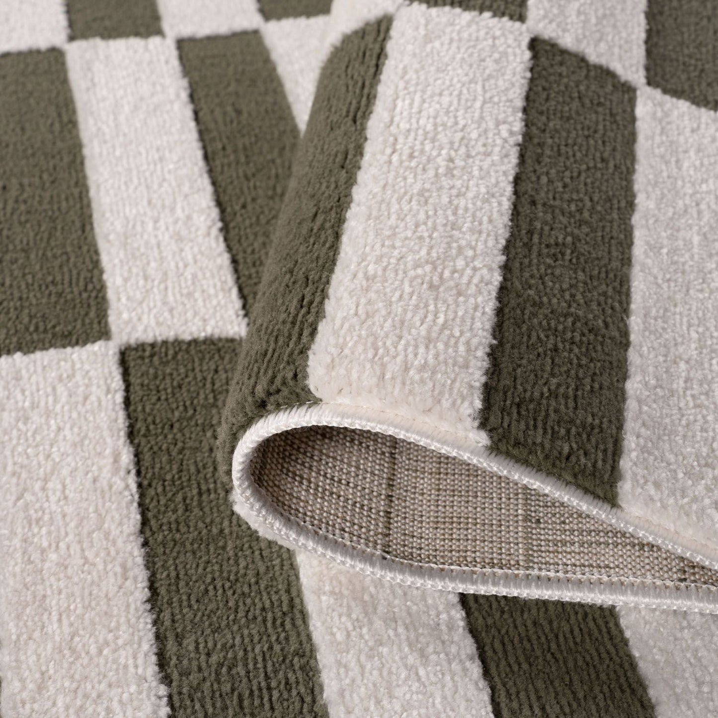 Loft Striped Green Rug