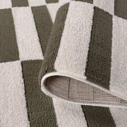 Loft Striped Green Rug