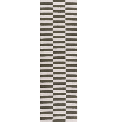 Loft Striped Green Rug