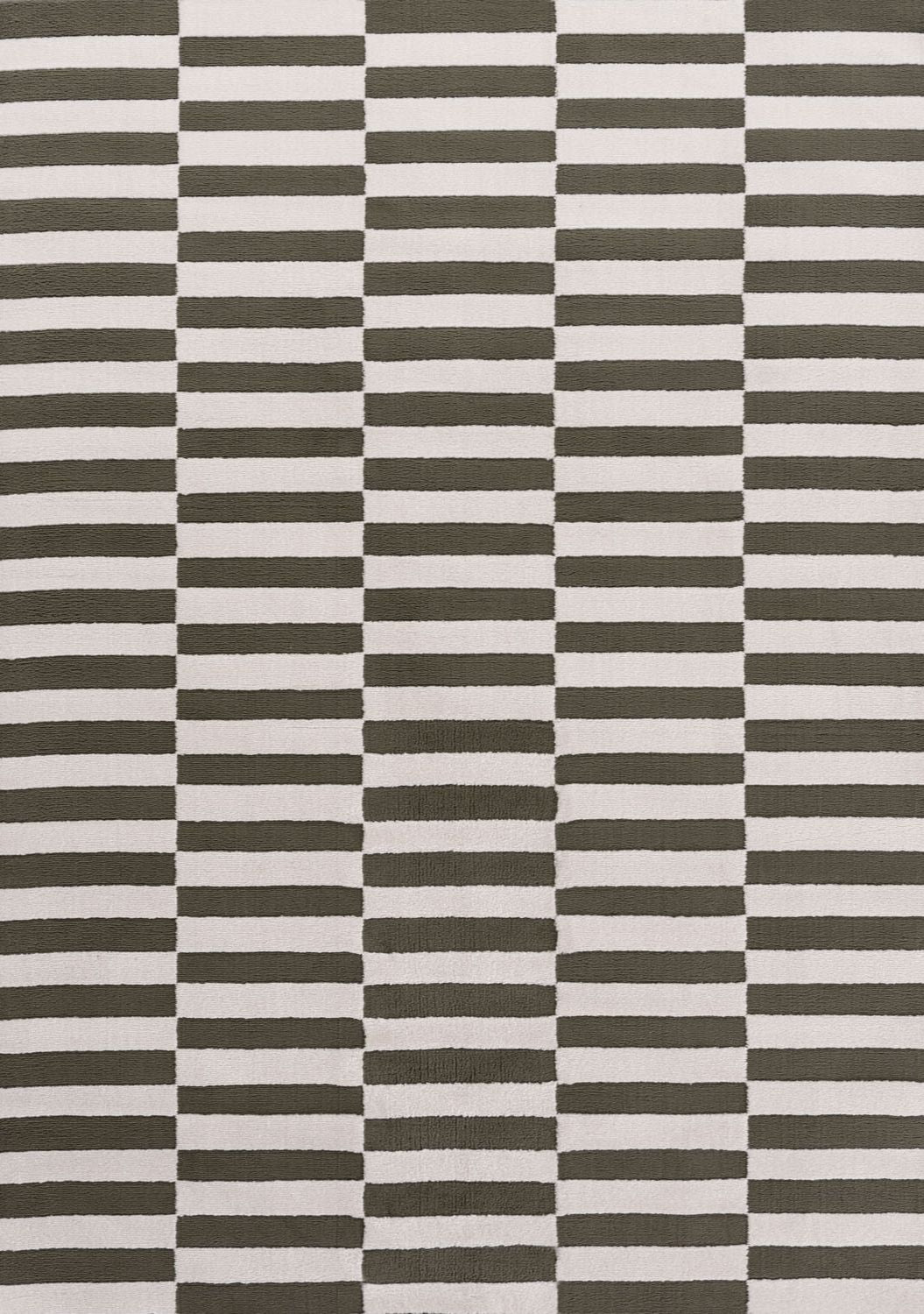 Loft Striped Green Rug