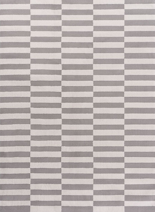 Loft Striped Grey Rug