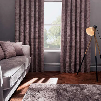 Naples Heather Eyelet Ready Made Curtain