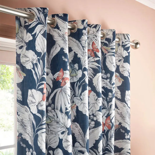 Flutur Midnight Ready Made Curtain
