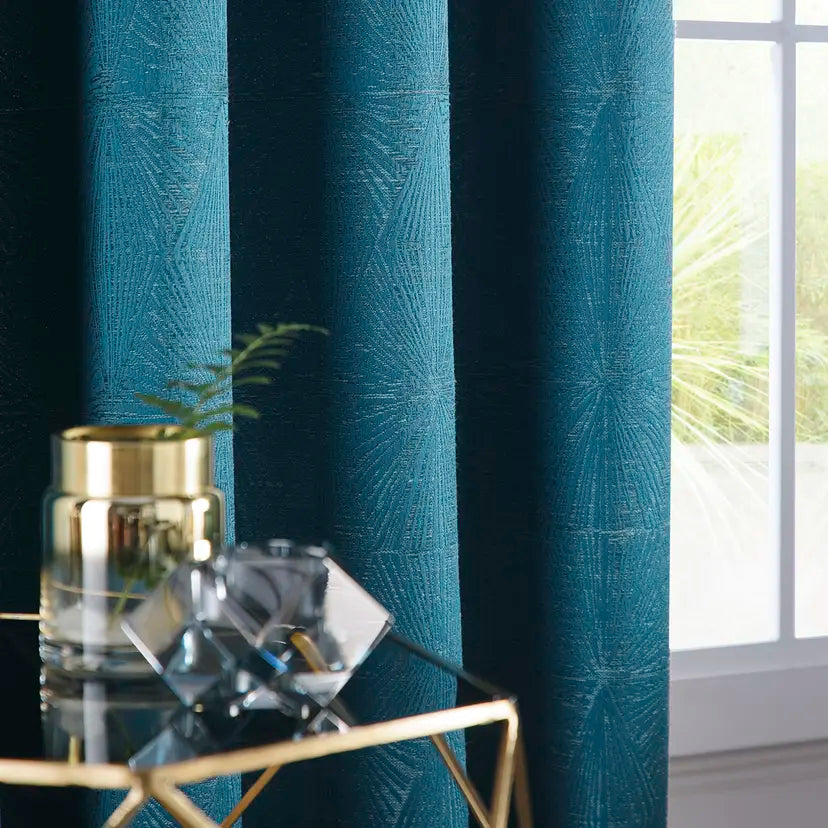 Amari Kingfisher Eyelet Ready Made Curtain