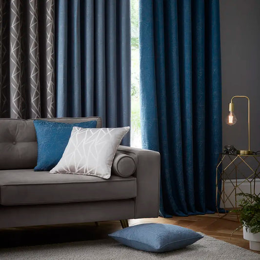 Amari Twilight Eyelet Ready Made Curtain