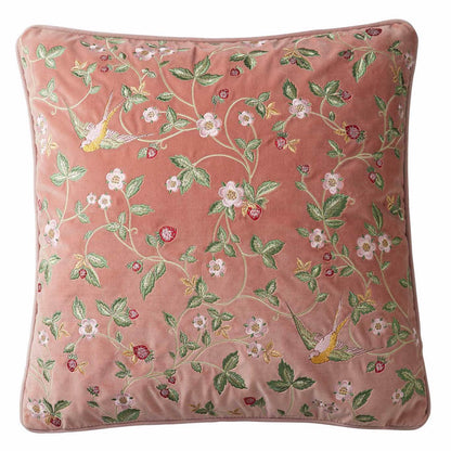 Wild Strawberry Blush Cushion 50x50cm