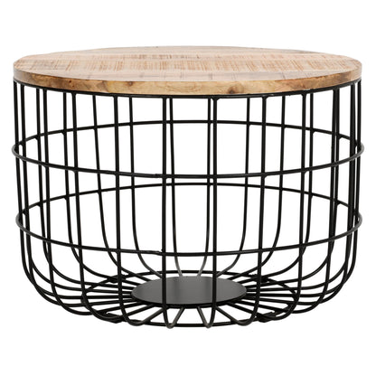 Merlin Mango Wooden Wire Coffee Table