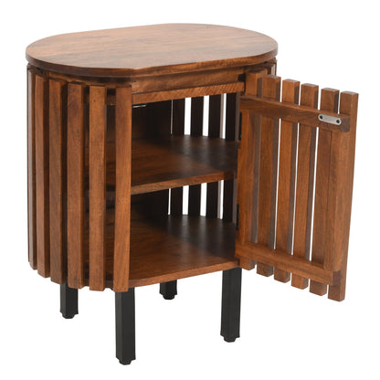 Compton Mango Wood Bedside Table