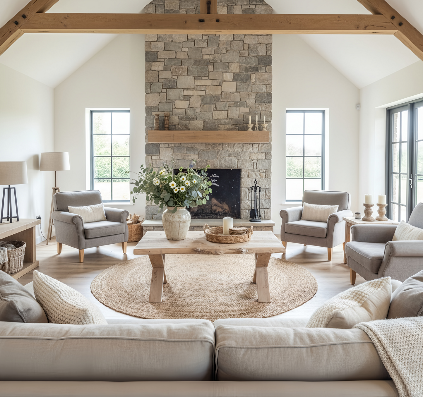 Maya Live Edge Chunky Coffee Table X Cross Legs