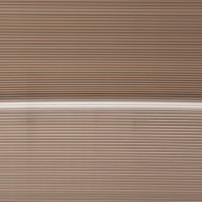 Outsunny Curved Window Door Canopy Aluminium Rigid Plastic Polycarbonate Fixed Outdoor Awning Modern Design UV Water Rain Resist 100 x 75cm Brown