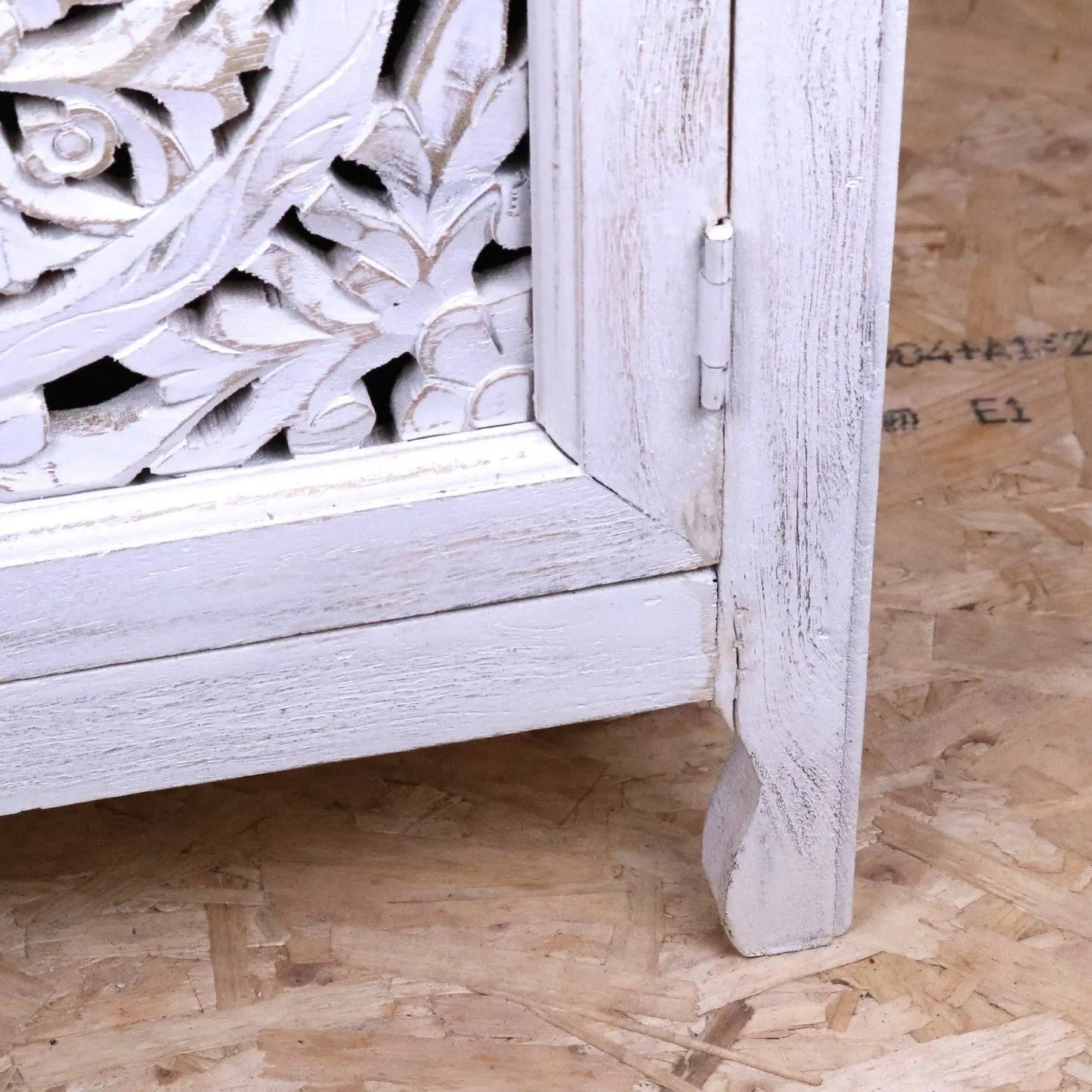 Mehira Mango Wood Bedside Cabinet Antique White