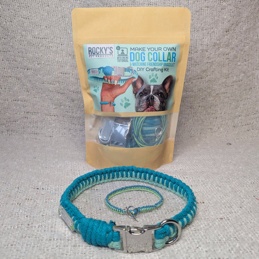 Make Your Own Dog Collar & Friendship Bracelet Craft Kit - MINT