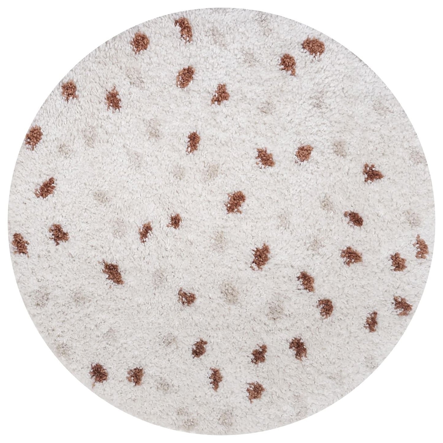 Moodi Shaggy Cream/Terra Biscotti Rug