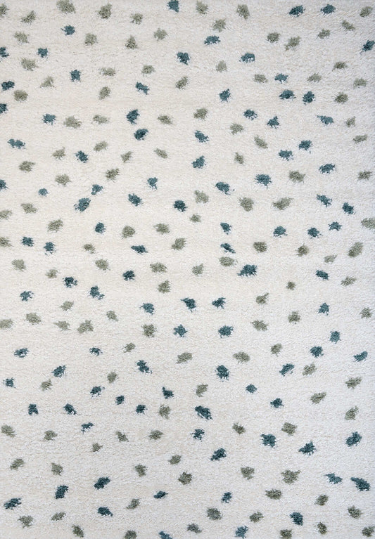 Moodi Shaggy Green Drizzle Rug