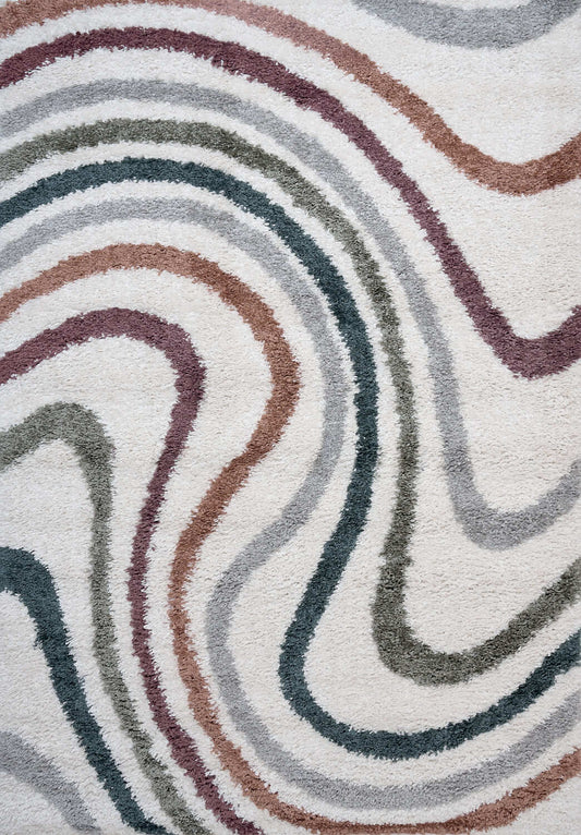 Moodi Shaggy Multicolour Mirage Rug