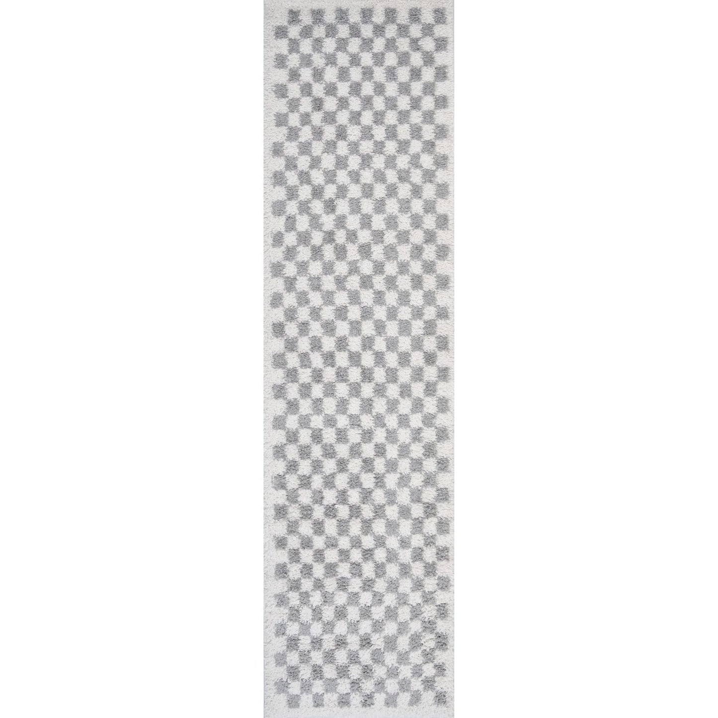 Moodi Shaggy Grey Mulberry Rug