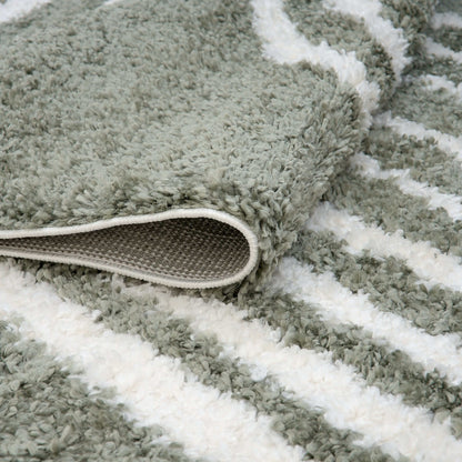 Moodi Shaggy Green Reverie Rug