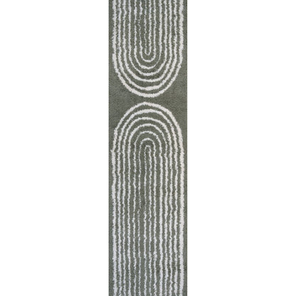 Moodi Shaggy Green Reverie Rug