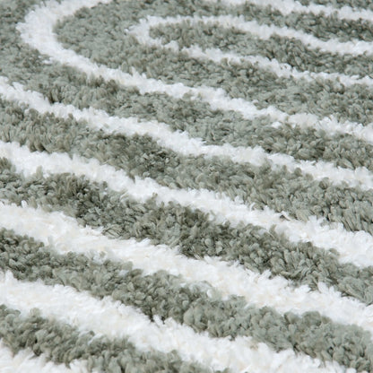 Moodi Shaggy Green Reverie Rug