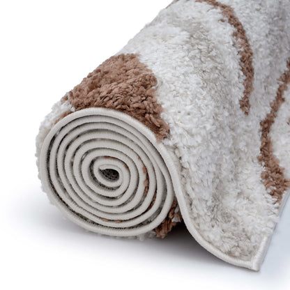 Moodi Shaggy Cream/Terra Savara Rug