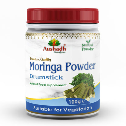Aushadh Moringa Powder 100 gram - Daily Vitality Support