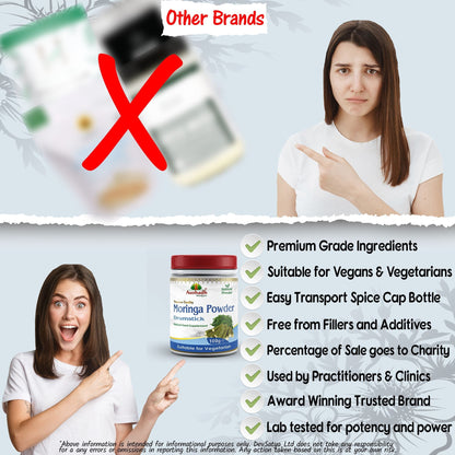 Aushadh Moringa Powder 100 gram - Daily Vitality Support