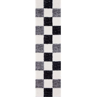 Myshaggy Geometric Grey Rug