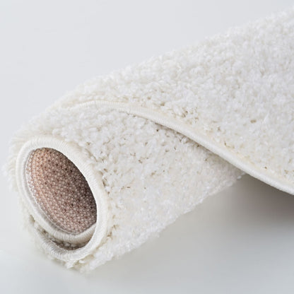 Myshaggy Solid White Rug