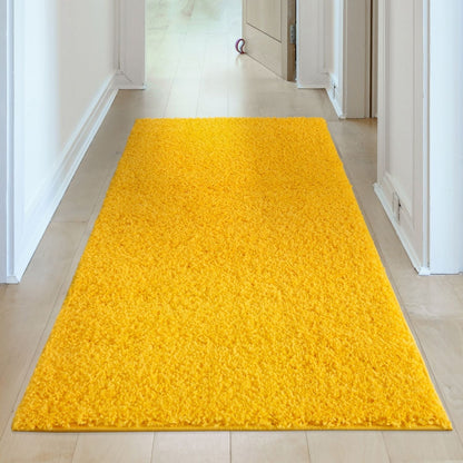 Myshaggy Solid Yellow Rug