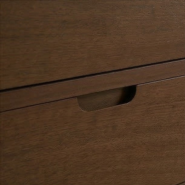Norway Dark Walnut Wooden Bedside Table