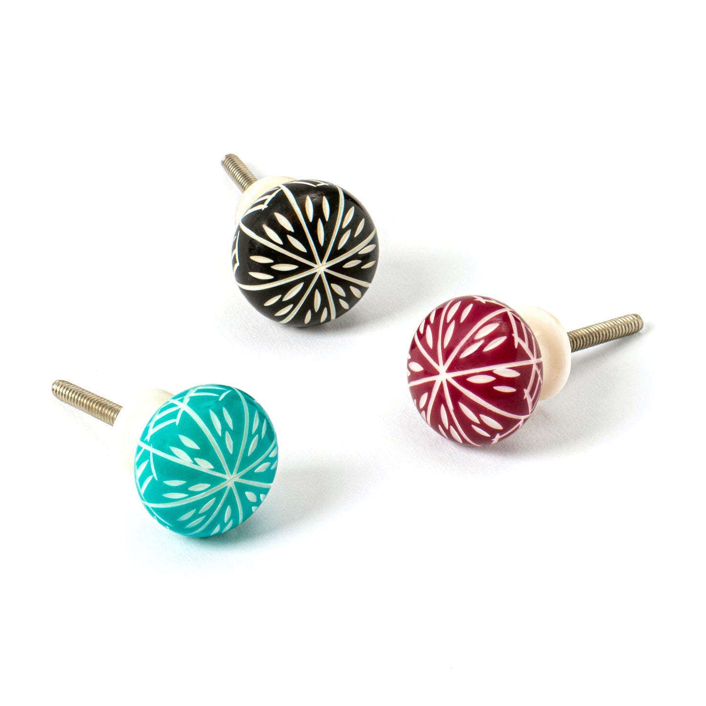 Resin Cabinet Knobs - 3 Colours