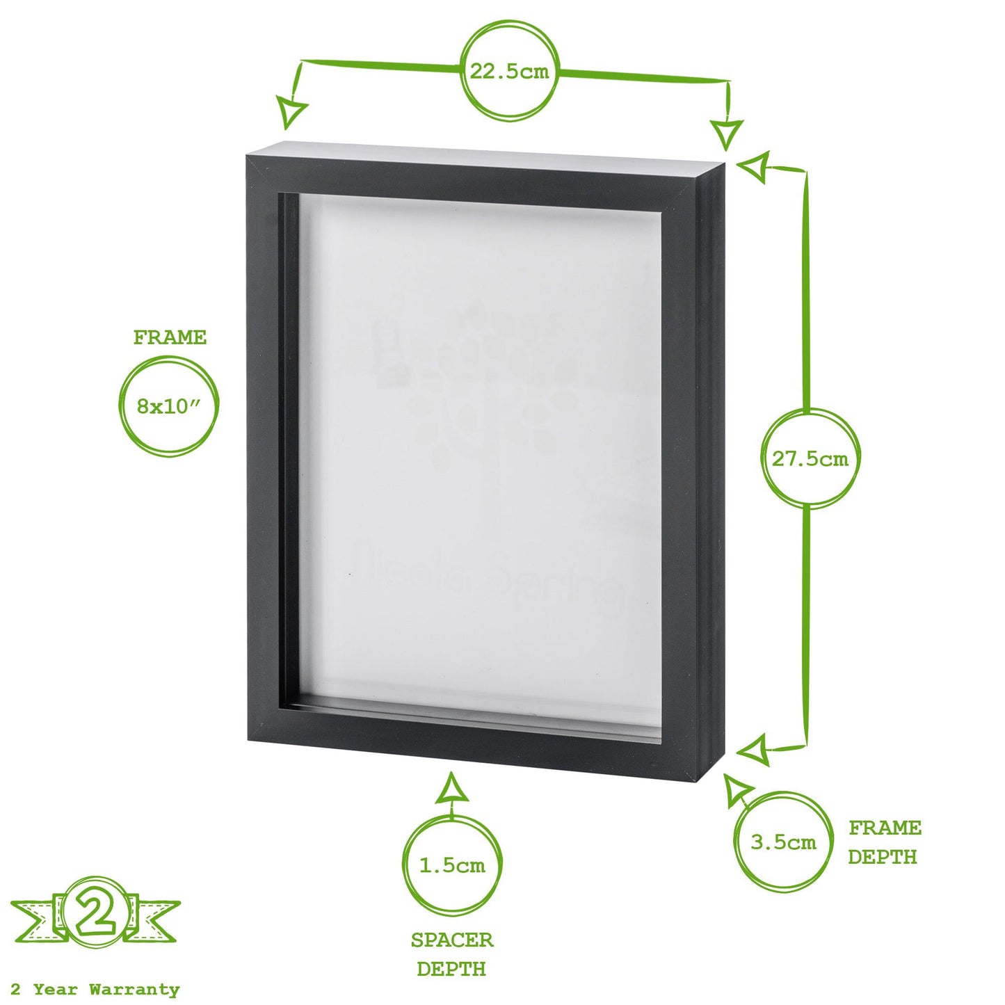 8" x 10" 3D Box Photo Frame