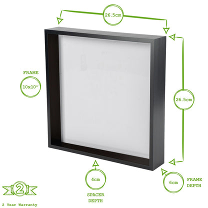 10" x 10" 3D Deep Box Photo Frame