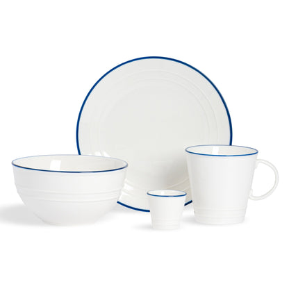 16pc Farmhouse Porcelain Dinner Set