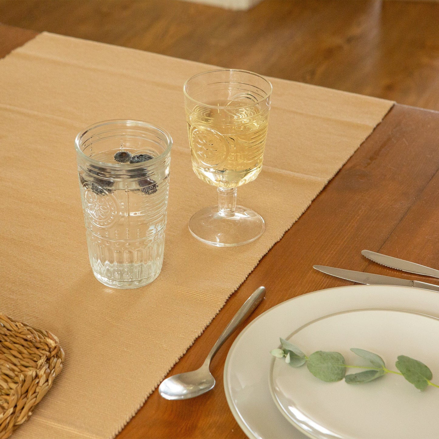 Ribbed Cotton Table Runner