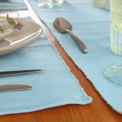 Ribbed Cotton Table Runner