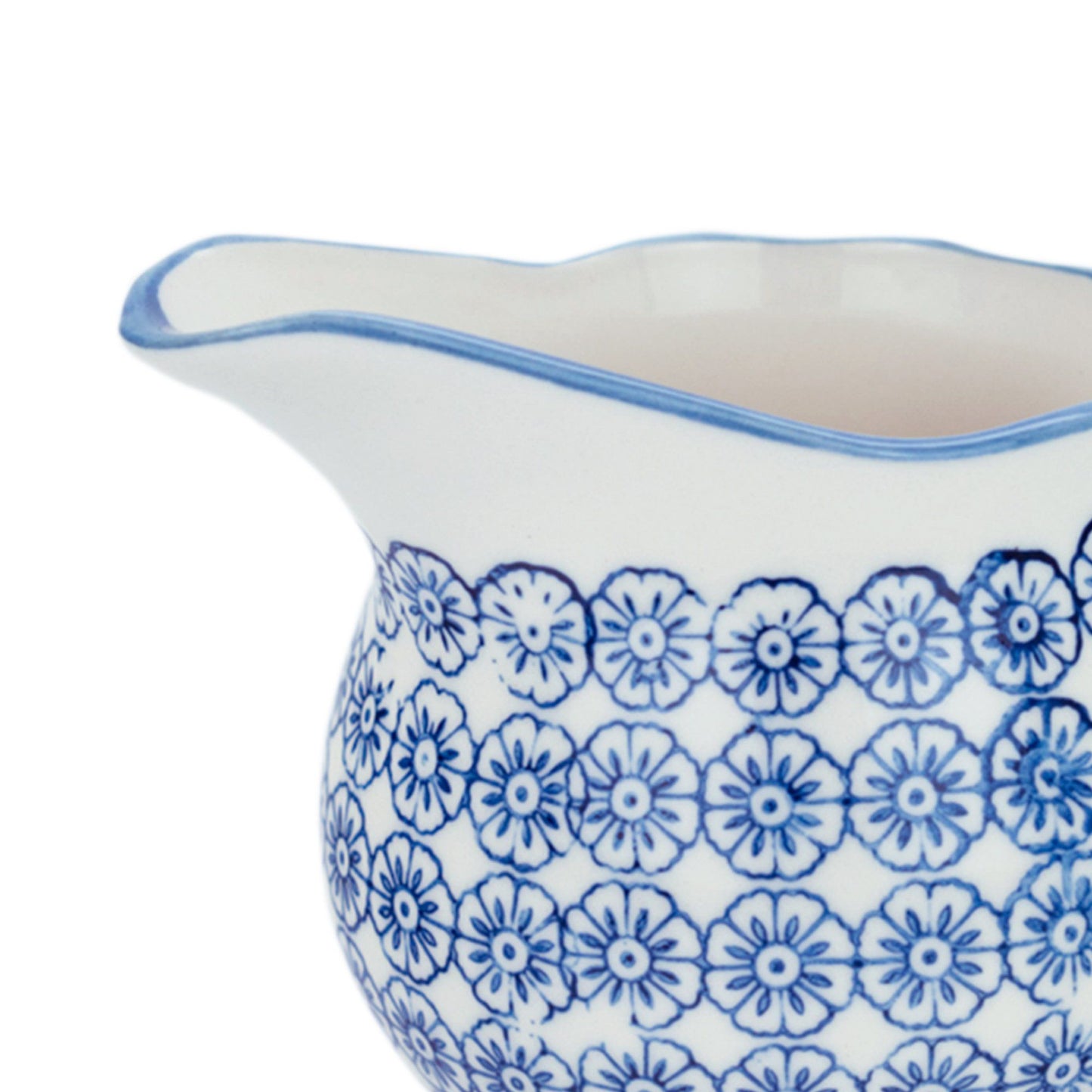 300ml Hand Printed Stoneware Jug