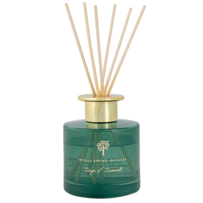 200ml Sage & Seasalt Glass Reed Diffuser