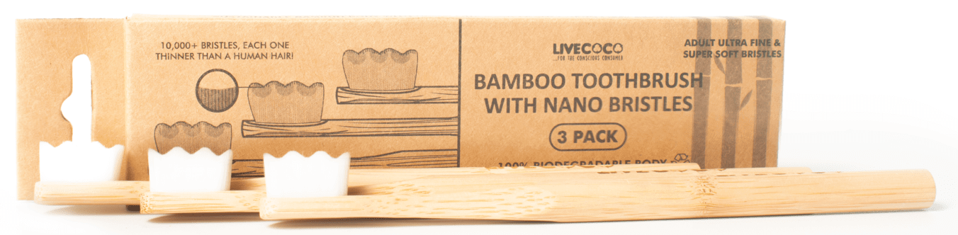 LiveCoco Bamboo Toothbrushes