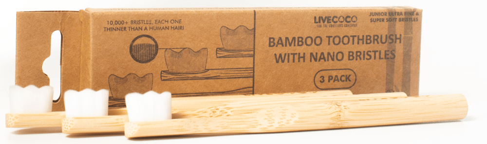 LiveCoco Bamboo Toothbrushes