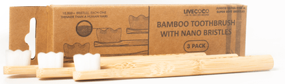 LiveCoco Bamboo Toothbrushes