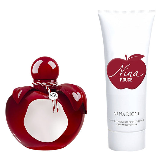 Nina Ricci Nina Rouge Gift Set 50ml EDT + 75ml Body Lotion