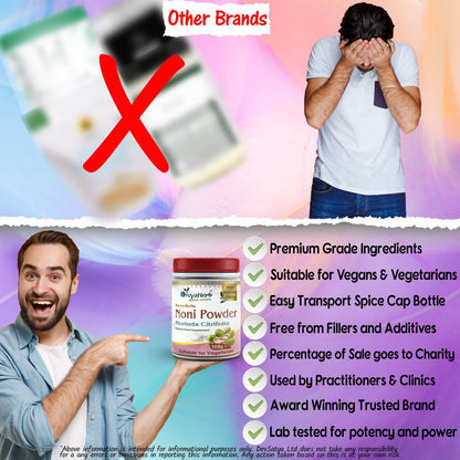 DivyaHerb Noni Powder 100 gram - Daily Wellness Support